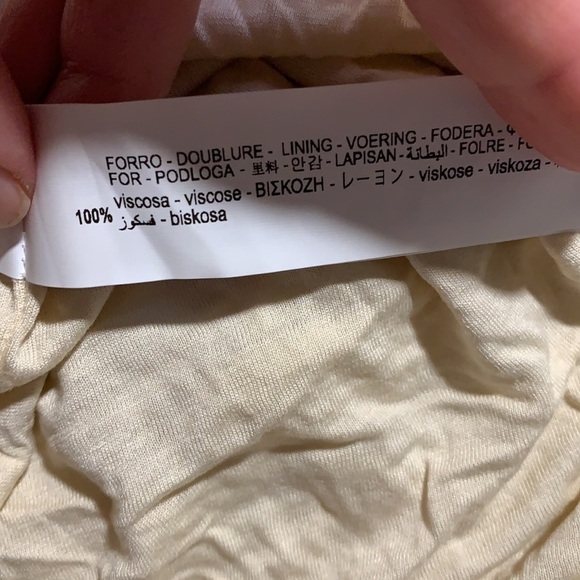 NWT. Zara Beige/Sand Limited Edition Crochet Midi Dress. Size L. - Picture 10 of 11